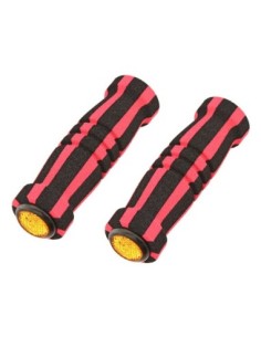 Foam Grips 7/8 long 127mm Black/Red.